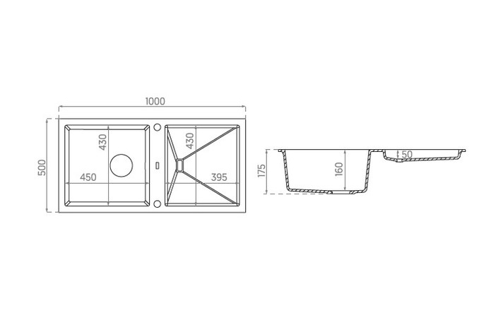 Кухонная мойка Slide 200 (1.150.160.20) Beige 20, Axis Group - Зображення 329739-85223.jpg