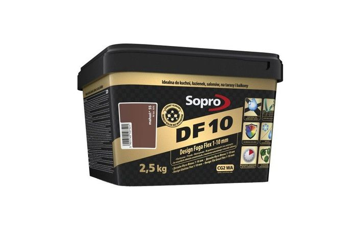 Затирка для швов Sopro DF 10 1075 махон №55 (2,5 кг) - Зображення 331026-dee07.jpg