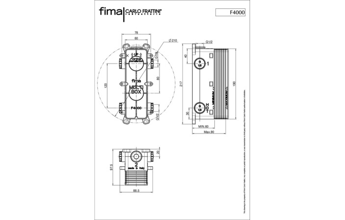 Встроенная часть смесителя (F4000), Fima - Зображення 332329-b52a6.jpg