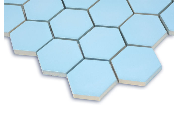 Мозаїка H 6026 Hexagon Light Blue 295×295x9 Котто Кераміка - Зображення 422df-h_6026-light-blue-.jpg