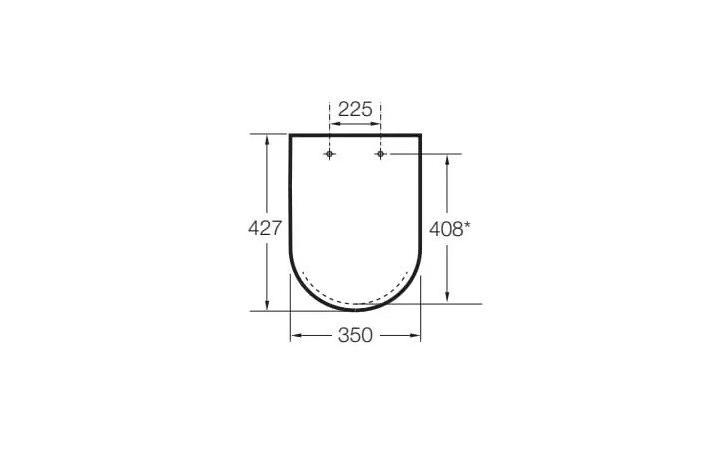 Крышка для унитаза Gap soft-close A80173200B Roca - Зображення 42747491-73fe7.jpg