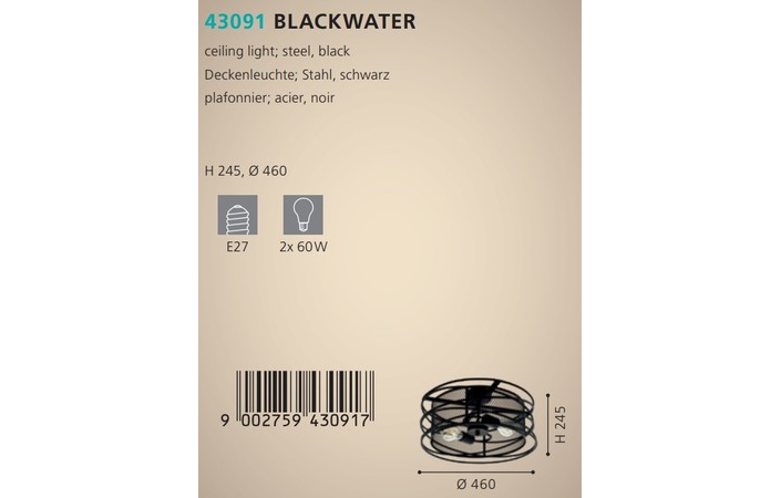 Светильник BLACKWATER (43091), EGLO - Зображення 43091--.jpg