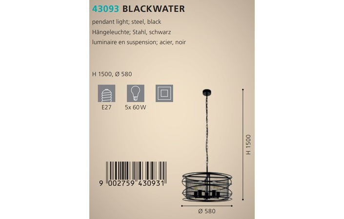 Люстра BLACKWATER (43093), EGLO - Зображення 43093--.jpg