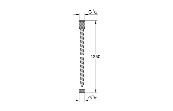 Душевой шланг 1250 мм Relexaflex Metal Longlife (28142000), Grohe - Зображення 443db-281422.jpg