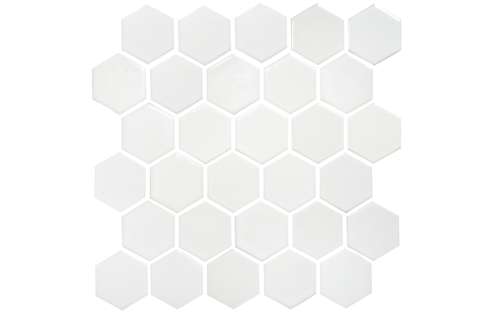 Мозаика H 6024 Hexagon White 295x295x9 Котто Керамика - Зображення 477d2-h-6024-white-.jpg