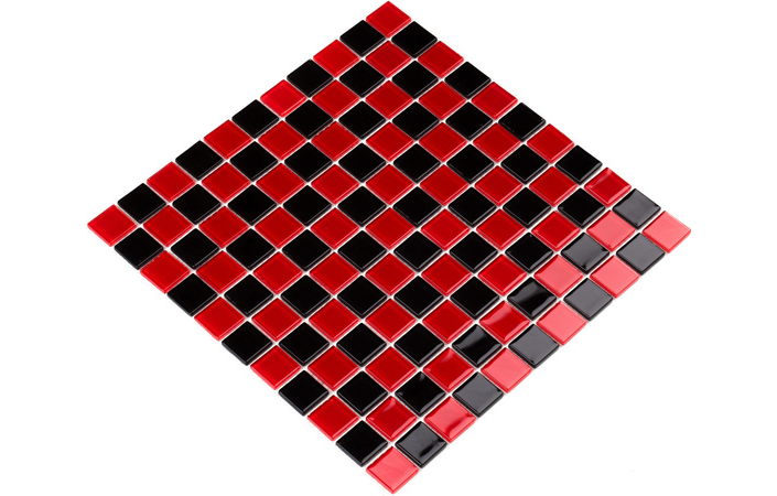 Мозаїка GM 4003 CC Black-Red M 300×300x8 Котто Кераміка - Зображення 48a0e-162f7-gm-4003-cc-red-m-black.jpg