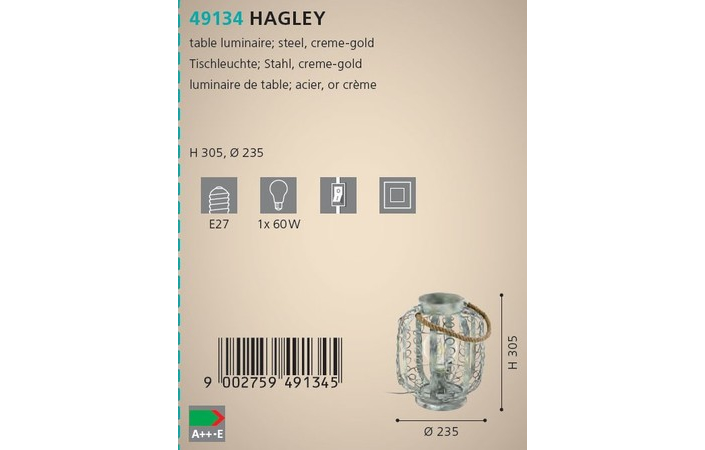 Настільна лампа HAGLEY (49134), EGLO - Зображення 49134--.jpg