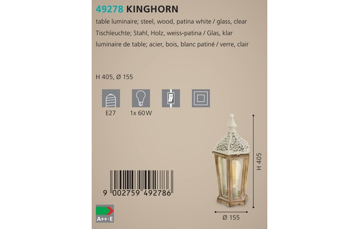 Настольная лампа KINGHORN (49278), EGLO - Зображення 49278--.jpg