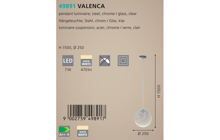 Люстра VALENCA LED (49891), EGLO - Зображення 49891--.jpg