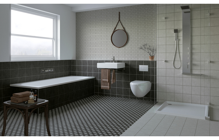 Плитка керамогранитная Laurent серый 186x186x8 Golden Tile - Зображення 4c690-5acdb42be6dc0.jpg