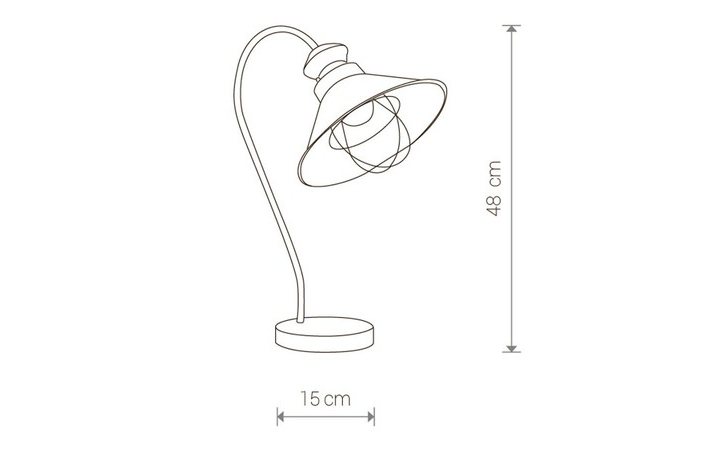 Настольная лампа LOFT CHOCOLATE I (5060), Nowodvorski - Зображення 5060--.jpg