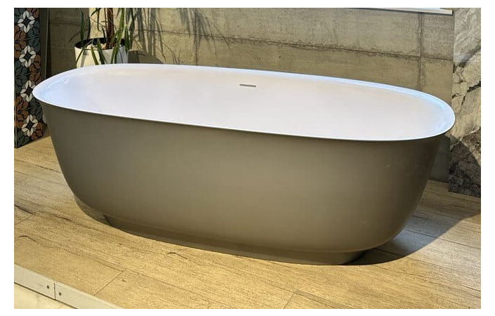 Ванна овальная Liko 170х75 Grey-White Matt AF - Зображення 51457347-fe0d8.jpg