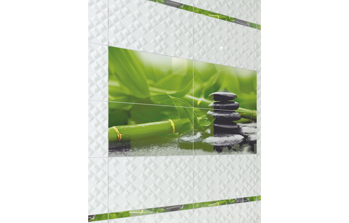 Фриз Relax зелёный 30x400x9 Golden Tile - Зображення 56751-0929202001532598212.jpg