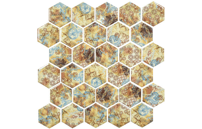 Мозаика HP 6021 Hexagon 295x295x9 Котто Керамика - Зображення 58d4f-hp-6021.jpg