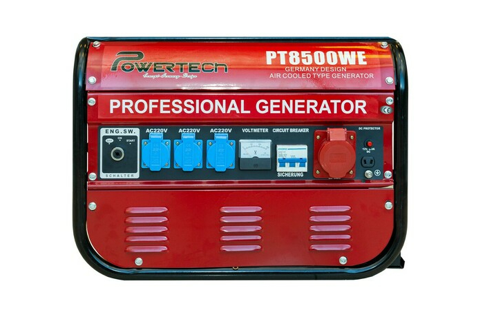 Генератор бензиновый 3,5 кВт (PT8500WE) Powertech - Зображення 6008216-1cbef.jpg