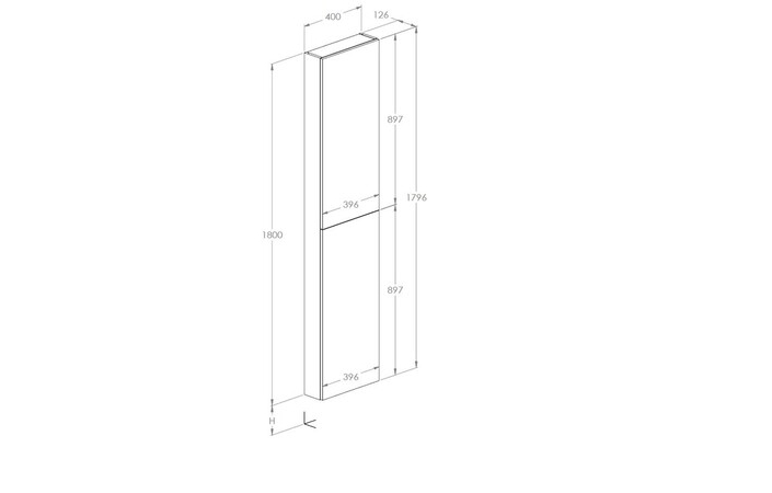 Пенал Alpine A857869464 Roca - Зображення 60547440-7171b.jpg