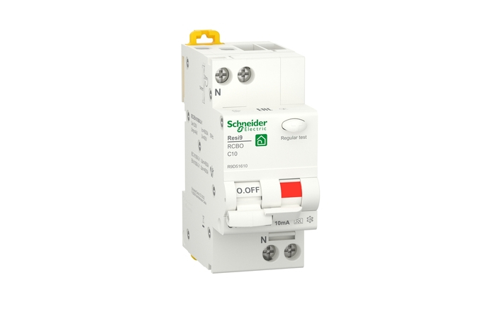 Диференційний автоматичний вимикач 6kA 1P+N 10A C 10mA А RESI9 (R9D51610), Schneider Electric - Зображення 6815570-93e0d.jpg