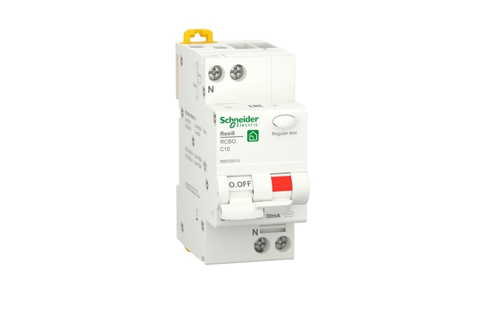 Диференційний автоматичний вимикач 6kA 1P+N 10A C 30mA АC RESI9 (R9D25610), Schneider Electric - Зображення 6815572-fbb50.jpg