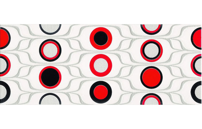 Декор Red Circles Inserto 200x500x9 Konskie - Зображення 6a586-redcircles.jpg