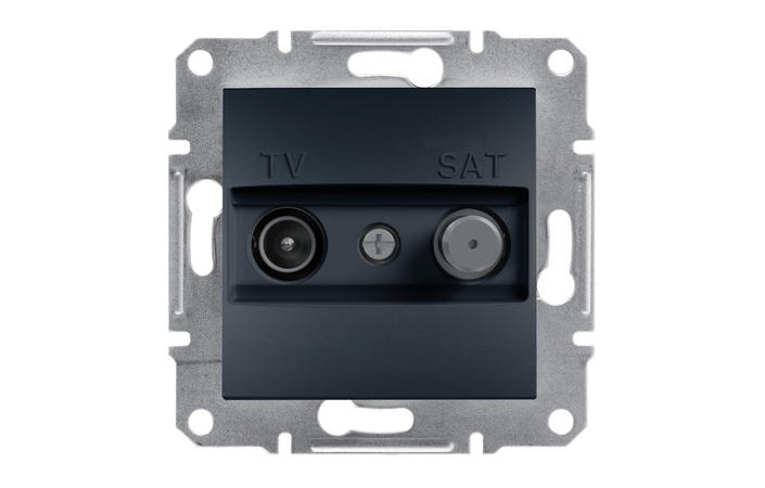 Розетка TV-SAT кінцева 1dB Антрацит ASFORA (EPH3400171), Schneider Electric - Зображення 7297341-98dce.jpg