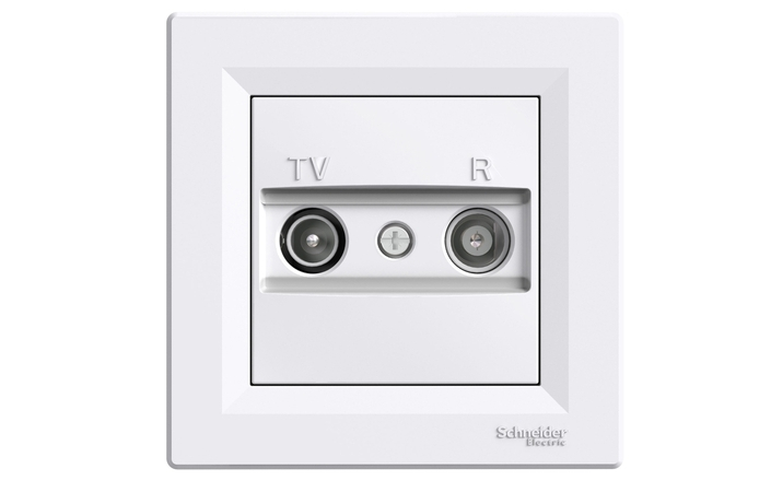 Розетка TV-R проходная 4dB Белый ASFORA (EPH3300221), Schneider Electric - Зображення 7297358-4adef.jpg