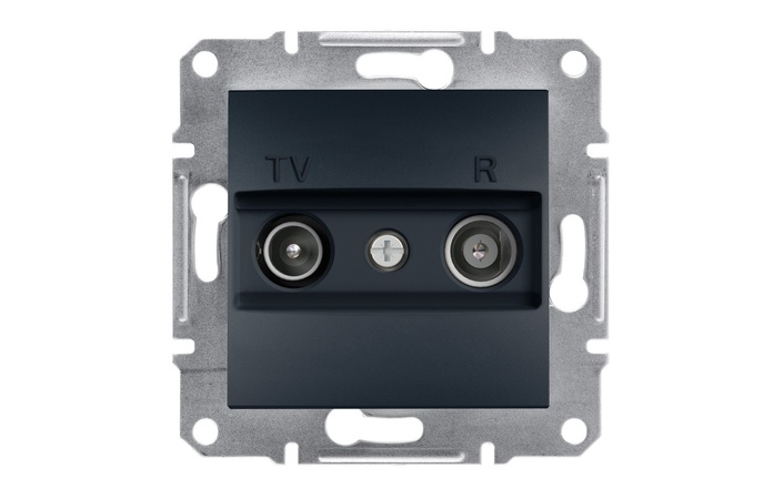 Розетка TV-R конечная Антрацит ASFORA (EPH3300171), Schneider Electric - Зображення 7297359-f1c15.jpg