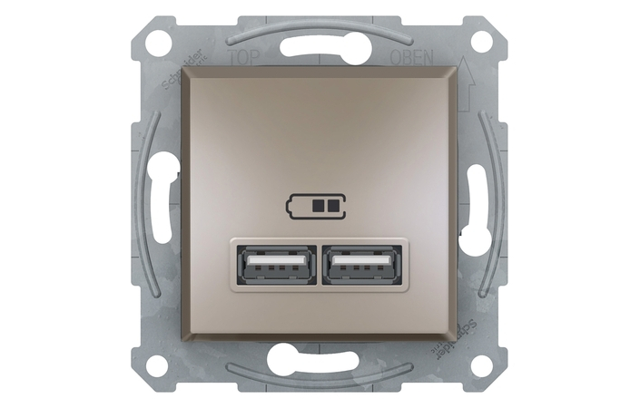 Розетка USB 2,1A Бронза ASFORA (EPH2700269), Schneider Electric - Зображення 7297433-aea18.jpg