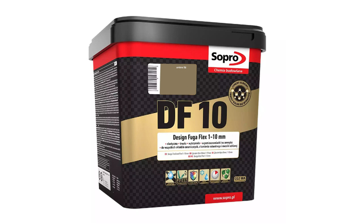 Затирка для швів Sopro DF 10 1083 умбра №58 (5 кг) - Зображення 73221355-51af6.jpg