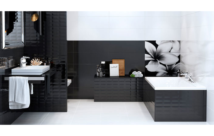 Плитка стінова Pret-a-Porter Black Textile 250×750x10 Opoczno - Зображення 741ad-black-textile.jpg