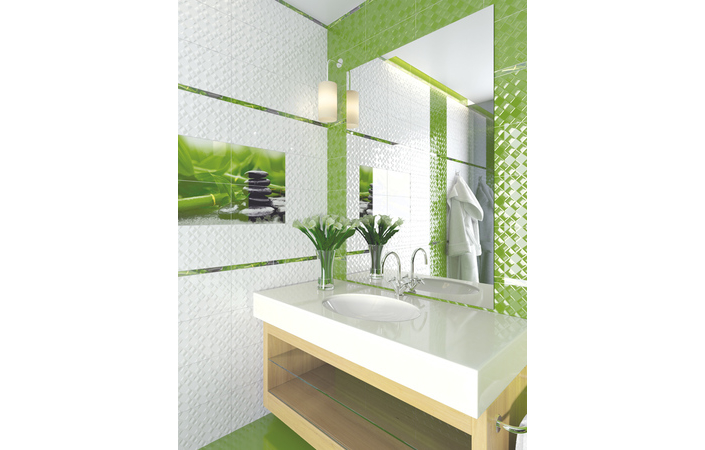 Декор Relax білий 250x400x8 Golden Tile - Зображення 77afa-0930130001532598212.jpg