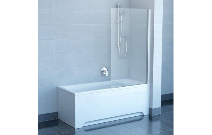 Шторка для ванни нерухома одноелементна PVS1-80 Transparent (79840C00Z1), RAVAK - Зображення 79840C00Z1-1.jpg