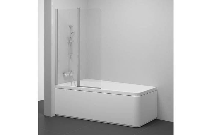 Шторка для ванны двухэлементная 10CVS2-100 L Transparent, (7QLA0U03Z1) RAVAK - Зображення 7QLA0U03Z1.jpg
