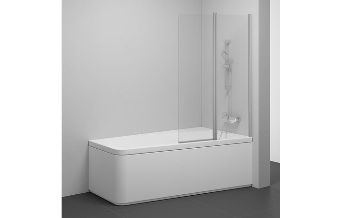 Шторка для ванны двухэлементная 10CVS2-100 R Transparent, (7QRA0U03Z1) RAVAK - Зображення 7QRA0U03Z1.jpg