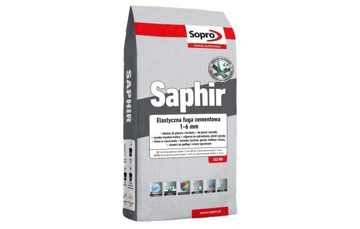Затирка для швов Sopro Saphir 9501 светло-серый №16 (3 кг) - Зображення 81579359-d6817.jpg