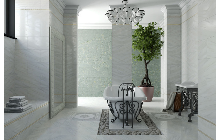 Плитка керамогранитная Carrara белый 400x400x9 Golden Tile - Зображення 83619-595dda8d73106.jpg