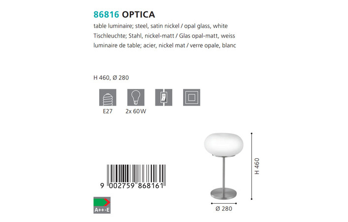 Настольная лампа OPTIKA (86816), EGLO - Зображення 86816--.jpg