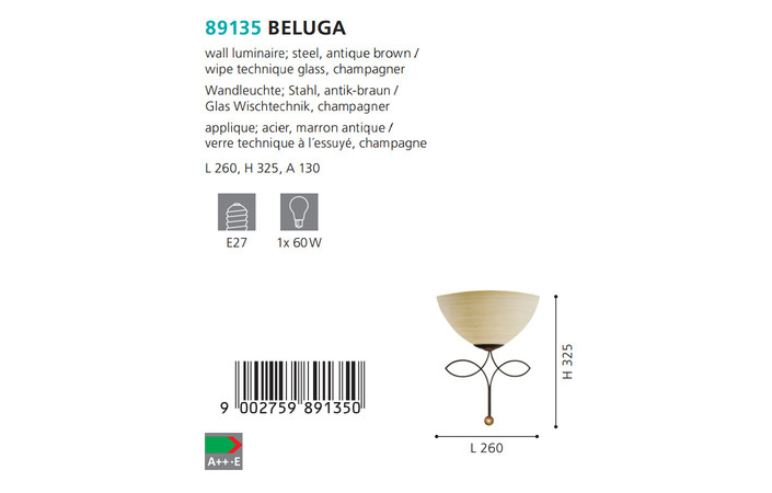 Бра BELUGA (89135), EGLO - Зображення 89135--.jpg