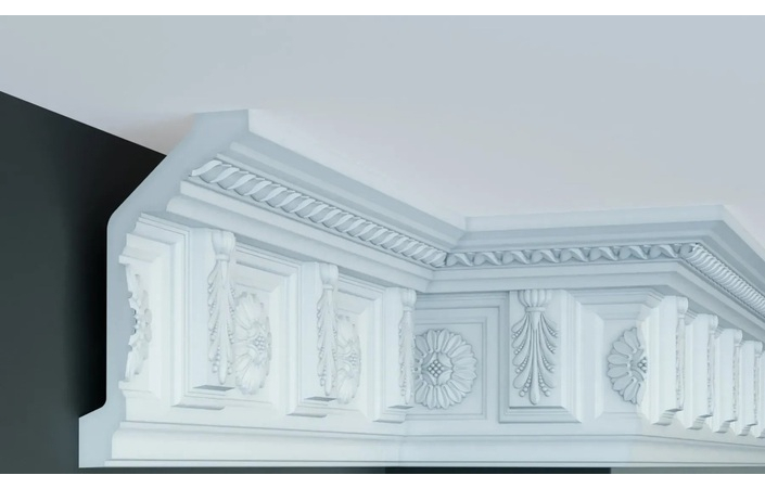 Карниз поліуретановий з орнаментом Gaudi Decor (C 101), ELITE DECOR - Зображення 8SCPPFU_C_101.jpg