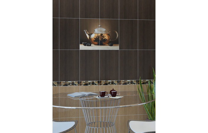 Плитка настенная Karelia English Tea коричневый 250x400x7,5 Golden Tile - Зображення 8a519-0687179001532959626.jpg