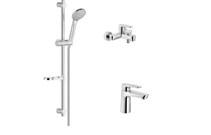 Набір змішувачів для ванни 3 в 1 Portofino PO112001CR Nobili - Зображення 94527806-5c35b.jpg