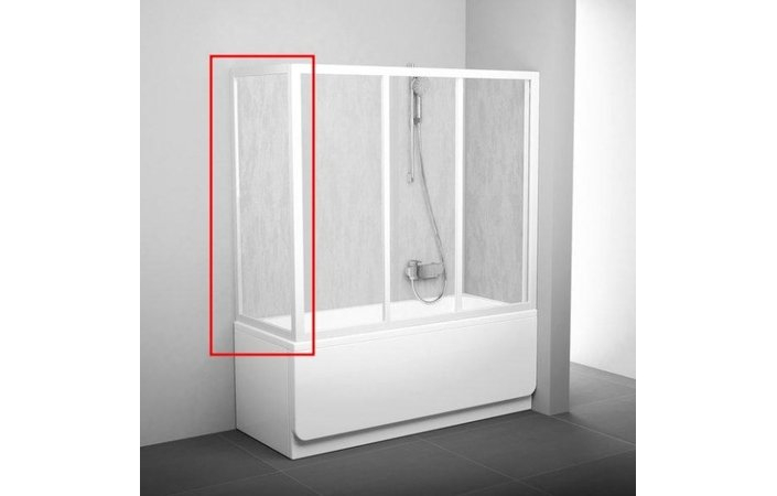 Стінка для ванни нерухома APSV-80 Transparent, (95040102Z1) RAVAK - Зображення 9501010241.jpg