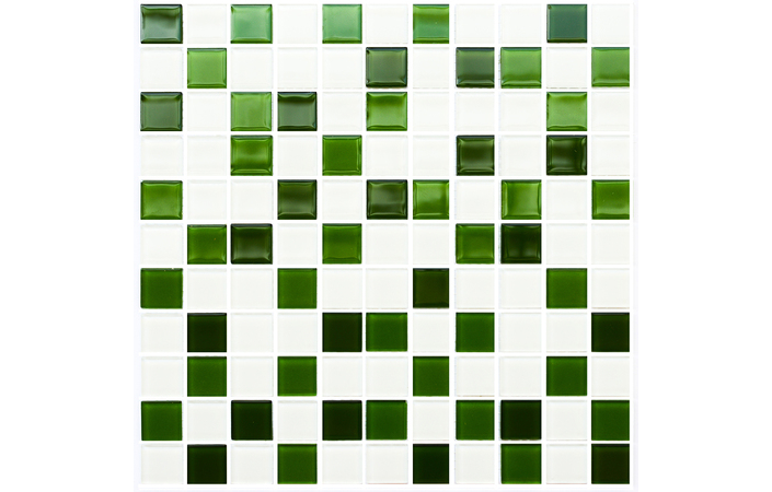 Мозаика GM 4030 C3 Green D-Green M-White 300x300x4 Котто Керамика - Зображення 98e69-gm-4030-c3-green-d-green-m-white.jpg