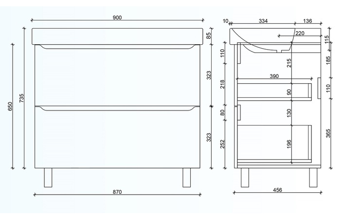 Шафка з умивальником 90 Smile Square Grey matt SM-90 НС+500.251.01.1 Air-Line - Зображення 99053550-19dcb.jpg