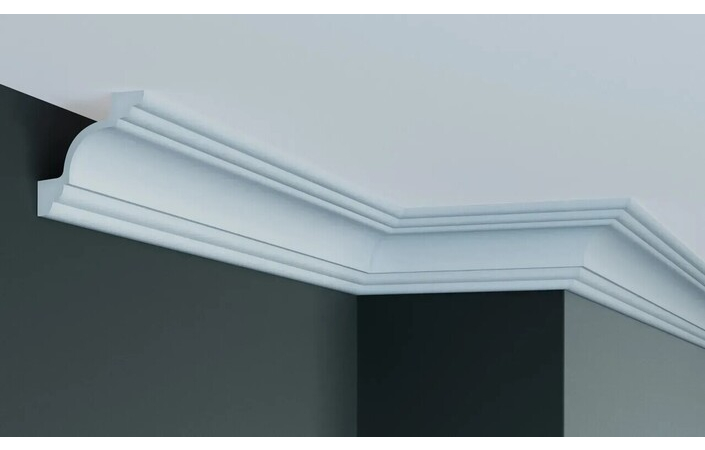 Карниз поліуретановий Gaudi Decor (P 201 Flexi), ELITE DECOR - Зображення ATUI6W1_P_201_Flexi.jpg
