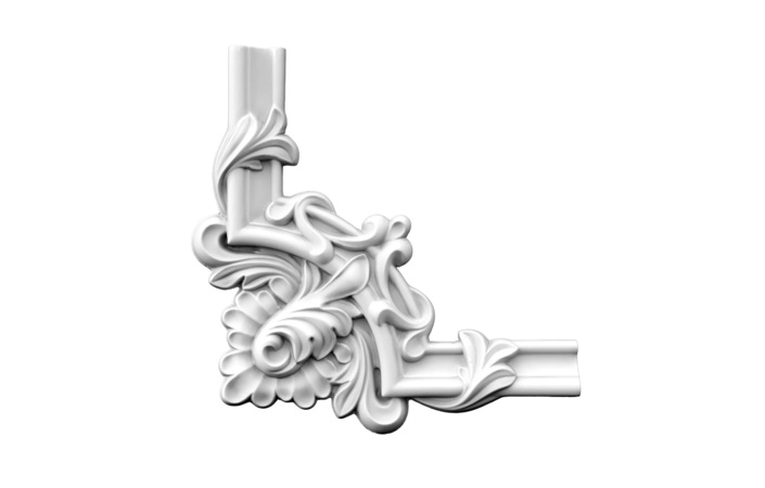 Угловой элемент молдинга полиуретановый Gaudi Decor (CF 3063A), ELITE DECOR - Зображення CF_3063A.jpg