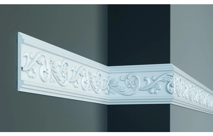 Молдинг з орнаментом поліуретановий Gaudi Decor (CR 646 2.44м Flexi), ELITE DECOR - Зображення CR_646_Flexi.jpg