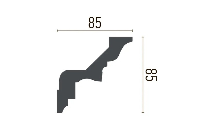 Карниз поліуретановий Gaudi Decor (C 138), ELITE DECOR - Зображення C_138-.jpg
