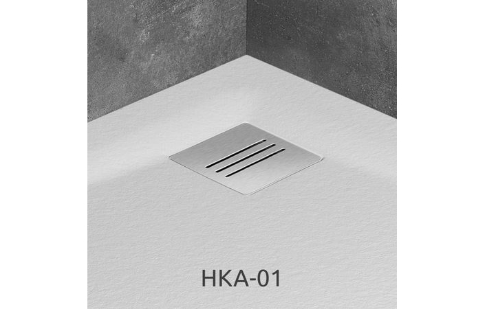 Решетка для поддона Kyntos Grid steel (HKA-01), RADAWAY - Зображення HKA-01-steel.jpg