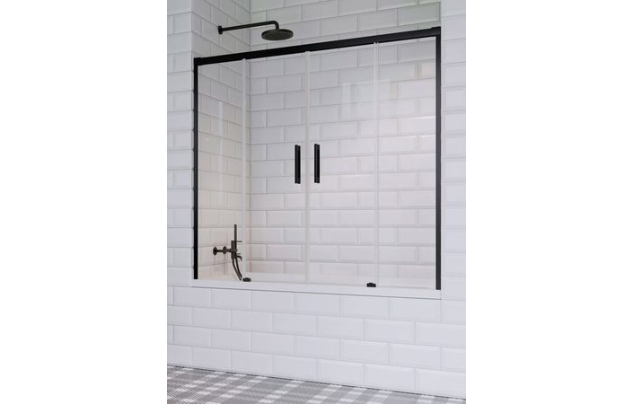 Двери для ванны Idea Black PN DWD 160,  RADAWAY - Зображення IDEA_PN_DWD_Black.jpg