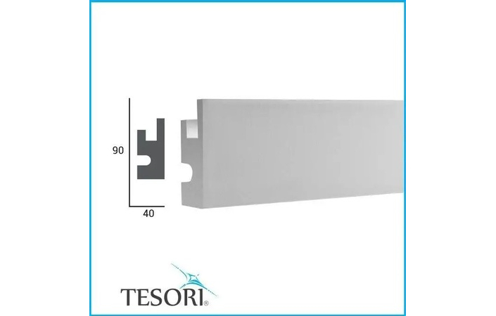 Карниз для LED освітлення Tesori (KD 301), ELITE DECOR - Зображення KD_301-.jpg